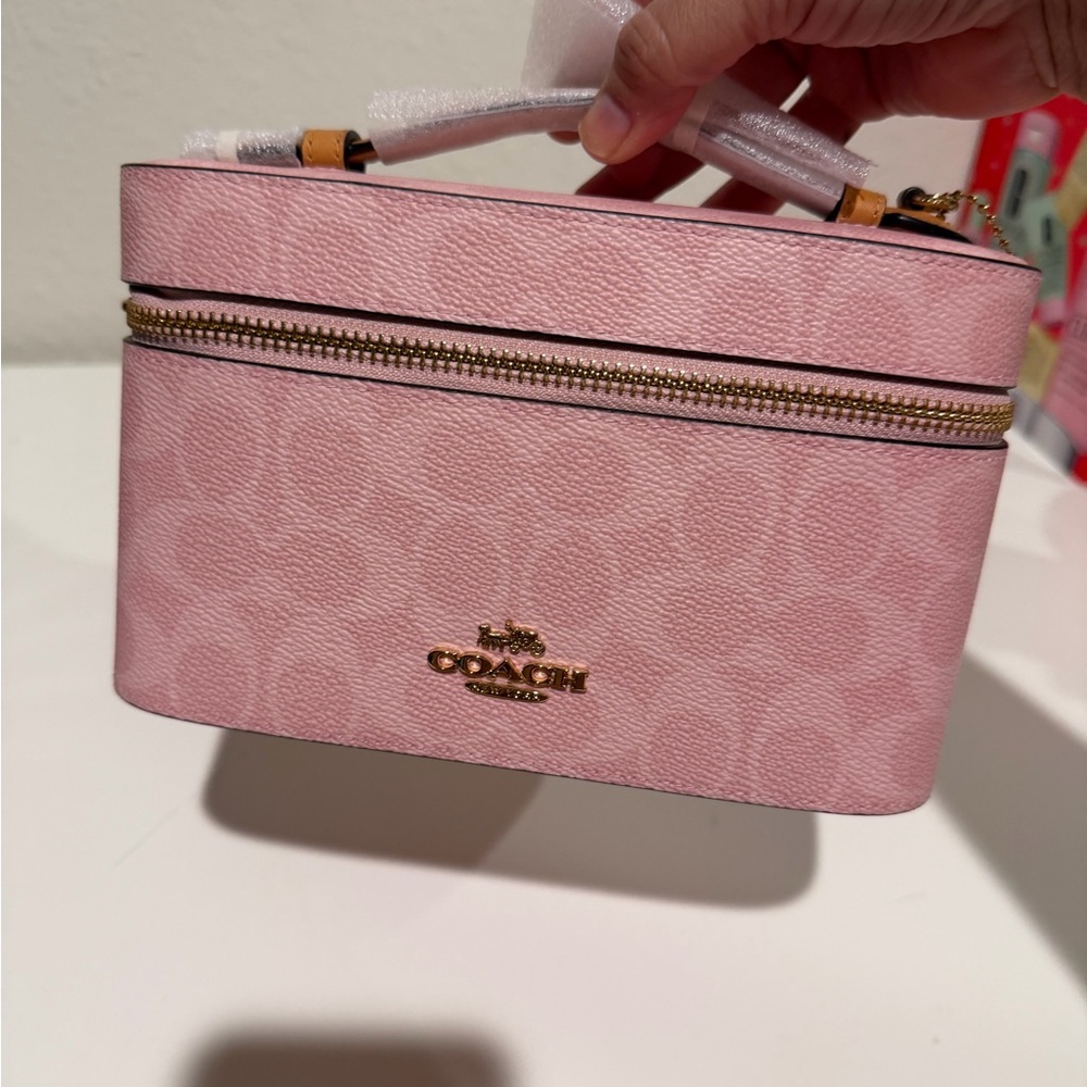 Coach Powder Pink Cosmetic Case